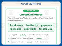 Compound Words Fill in Blank Worksheet – 2nd Grade Grammar Practice preview 7
