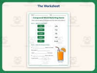 Compound Words Matching Worksheet – 1st Grade Grammar Practice preview 2