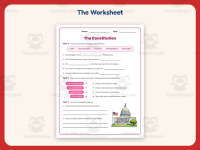 Constitution Worksheet – 5th Grade America & Government Practice preview 2