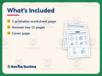Construct 2-D and 3-D Shapes Worksheet – 1st Grade Geometry Practice preview 5