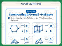 Construct 2-D and 3-D Shapes Worksheet – 1st Grade Geometry Practice preview 7