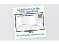 Coordinates in the First Quadrant Worksheets preview