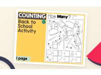 Count and Color School Supplies – Back to School preview