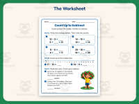 Count Up to Subtract Worksheet – 1st Grade Counting & Subtraction preview 2