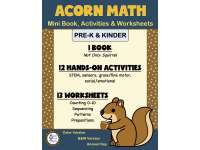 Counting Acorns for Hibernation | Math and Life Science Activities preview