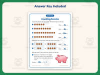 Counting Money Worksheets – 1st Grade Addition Practice + Answer Key preview 3