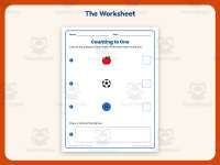 Counting Pictures 1-12 Worksheets – Kindergarten Math Practice preview 2