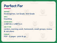 Counting Tens and Ones Worksheet – 1st Grade Base 10 & Place Value preview 6