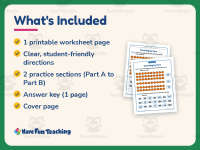Counting Tens Worksheet – 1st Grade Skip Counting Practice preview 5