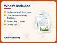 Counting to 100 Assessment Worksheet – Kindergarten Math Practice preview 5