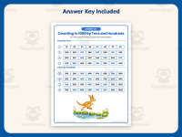 Counting to 1000 by Tens and Hundreds Worksheet – 2nd Grade Practice preview 3