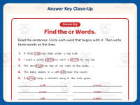 CR Blends Worksheet – 2nd Grade Consonants Practice + Answer Key preview 7