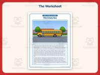 Crazy Bus Reading Comprehension Worksheet – 5th Grade Practice preview 2