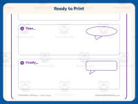 Create Your Own Comic Worksheet – 2nd Grade Comic Strips Practice preview 7