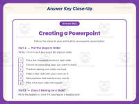 Creating a Powerpoint Worksheet – 3rd Grade Essays & Technology preview 7