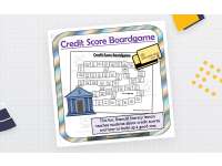 Credit Score Board Game Finance Game: Credit Cards, Loans, Mortgages preview