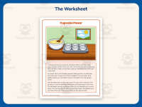 Cupcake Power – Reading Comprehension Worksheet – 2nd Grade Food preview 2