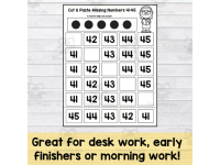 Cut and Paste Counting to 100 Worksheets for Preschool and Homeschool preview 3