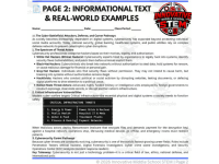 Cyber Warfare, Hacktivism & Careers: Cyber Pack (Grades 6–12) preview 3