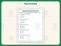 Daddy Is Always Working – Reading Comprehension Worksheet – 1st Grade preview 7