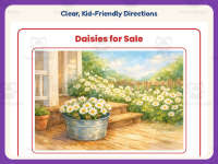 Daisies for Sale – Reading Comprehension Worksheet – 3rd Grade preview 4