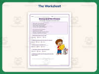 Davey and the Cheese Phonics Reading Worksheet – 1st Grade Long Vowels preview 2