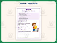 Davey and the Cheese Phonics Reading Worksheet – 1st Grade Long Vowels preview 3