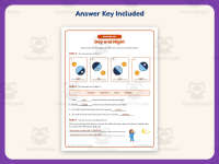Day and Night Worksheet – 3rd Grade Light & Planets Practice preview 3