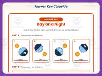 Day and Night Worksheet – 3rd Grade Light & Planets Practice preview 7