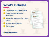 Deer, Dear Homophones Worksheet – 3rd Grade Grammar Practice preview 5