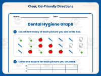 Dental Hygiene Graph Worksheet – 2nd Grade Graphing & Human Body preview 4