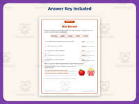 Describe It Five Senses Worksheet – 3rd Grade Anatomy & Human Body preview 3