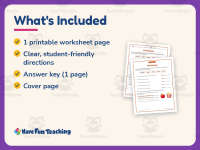 Describe It Five Senses Worksheet – 3rd Grade Anatomy & Human Body preview 5