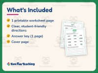 Describing Apples Circling Worksheet – 1st Grade Vocabulary Practice preview 5