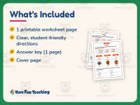 Describing Frogs Worksheet – 1st Grade Animals Practice + Answer Key preview 5