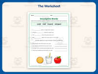 Descriptive Words Worksheet – 2nd Grade Adjectives & Nouns Practice preview 2