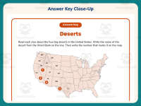 Desert Map Worksheet – 4th Grade Environments & Habitats and Biomes preview 7