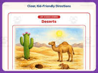 Deserts Life Science Reading Comprehension Worksheet – 3rd Grade preview 4