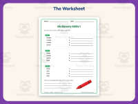 Dictionary Skills Alphabetical Order Worksheet – 3rd Grade Grammar preview 2