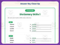 Dictionary Skills Alphabetical Order Worksheet – 3rd Grade Grammar preview 7