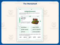 Dictionary Skills Worksheet – 2nd Grade Library Practice + Answer Key preview 2