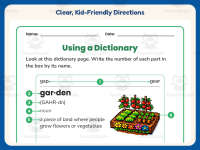 Dictionary Skills Worksheet – 2nd Grade Library Practice + Answer Key preview 4