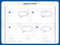 Different Shapes Comic Strip Worksheet – 2nd Grade Comic Strips preview 7