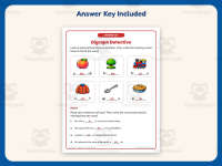 Digraph Vowel List Worksheet – 2nd Grade Digraphs & Vowels Practice preview 3