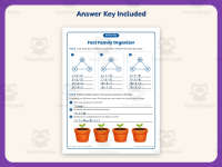 Division Worksheet: Math Graphic Organizer – 3rd Grade Fact Families preview 3