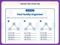 Division Worksheet: Math Graphic Organizer – 3rd Grade Fact Families preview 7