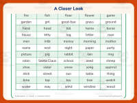 Dolch Word List of Common Nouns Worksheet – Kindergarten Dolch Words preview 3