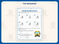 Double Digit Adding No Regrouping Worksheet – 2nd Grade Addition preview 2