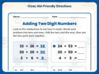 Double Digit Adding Without Regrouping Worksheet – 2nd Grade Addition preview 4