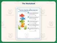 Dr. Seuss One Fish, Two Fish Math Worksheet – 1st Grade Practice preview 2